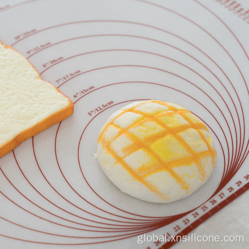 Food grade non-slip rolling silicone baking dough mat